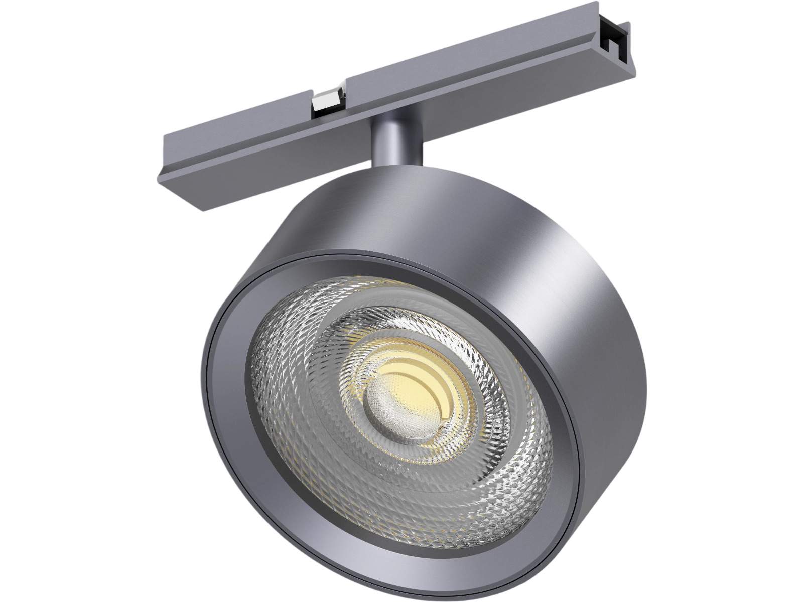 Spiral Lens Magnetic Track Spotlight — 48V Magnetic Track System