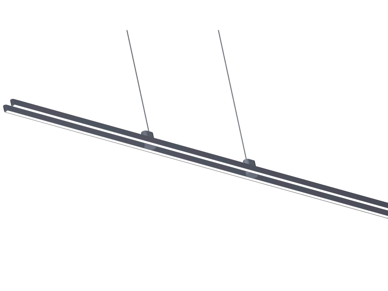 LED Pendant Lights — Linear up/down LED pendant lights for dining tables, offices and hospitality with touch dimming.