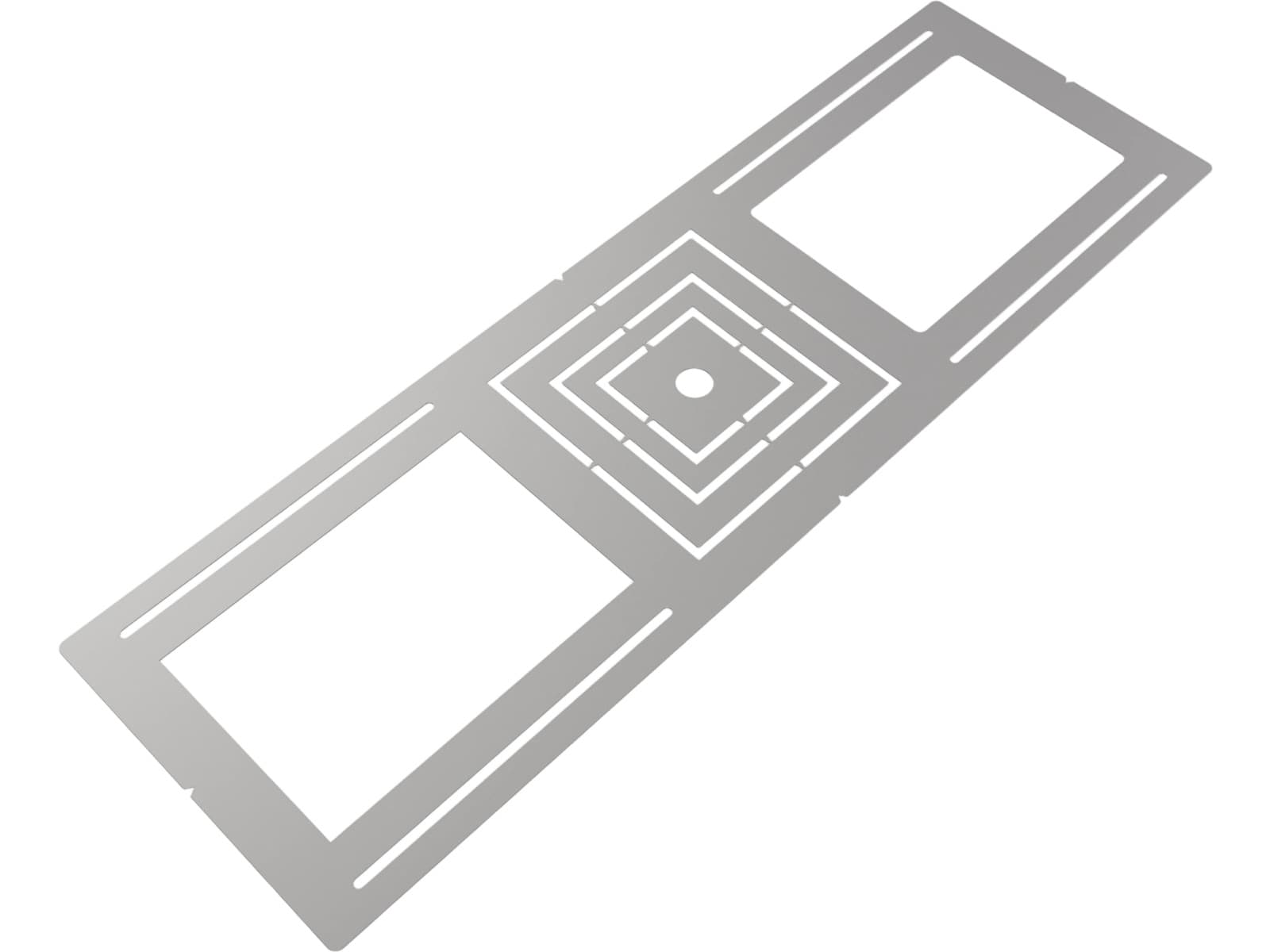 New Construction Flat Mounting Plate — Symmetric Square Holes — New Construction Mounting Plates